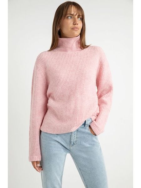 Josephine & Co Sweter "Avalon" w kolorze jasnoróżowym rozmiar: M. Różowe swetry Josephine & Co, m, bez wzorów, z wełny, bez ramiączek. Za 294.95 zł.
