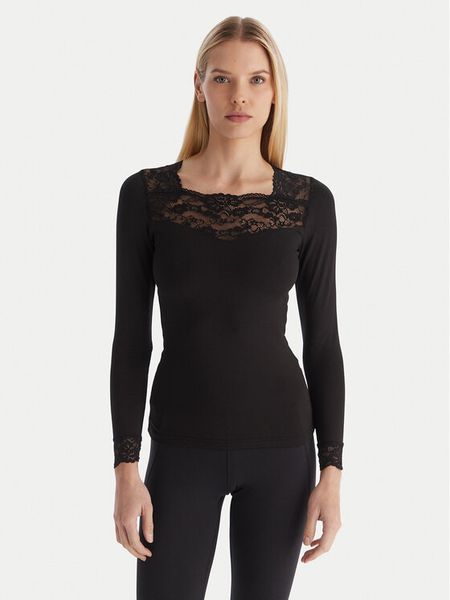 Ysabel Mora Bielizna termoaktywna górna 70005 Czarny Slim Fit. Czarna koszule nocne YSABEL MORA, s, bez wzorów, z syntetyku, sportowe, bez ramiączek. Za 89.99 zł.