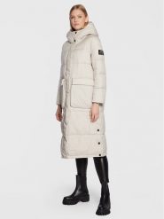 Ecoalf Płaszcz zimowy Siba GAJKSIBAL9870WW22 Écru Regular Fit. Płaszcze Ecoalf, na zimę, l, bez wzorów, z syntetyku, bez kaptura. Za 909.99 zł.