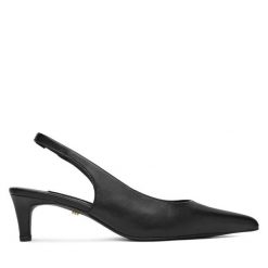 Sandały Gino Rossi. Czarne sandały Gino Rossi, bez wzorów, bez obcasa, na szpilce, bez zapięcia. Za 299.99 zł.