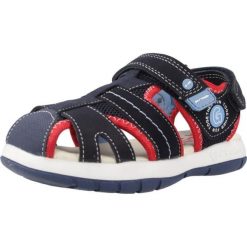 Sandały GARVALIN 242816G Niebieski. Niebieskie sandały Garvalin, bez wzorów, z tkaniny, sportowe, bez obcasa, bez zapięcia. Za 101.99 zł.