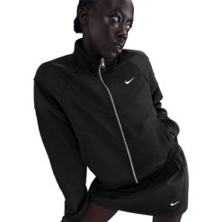 Bluza sportowa damska Nike HJ0975010. Czarne bluzy Nike, s, bez wzorów, z elastanu, bez kaptura. Za 395.00 zł.