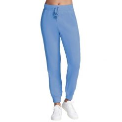 Spodnie sportowe damskie Skechluxe Elevate Jogger Pant. Niebieskie spodnie dresowe Skechers, bez wzorów, z poliesteru. Za 229.99 zł.