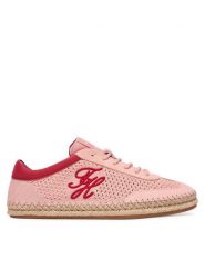 Tommy Hilfiger Espadryle Th Heritage Rope Sneaker FW0FW09406 Różowy. Czerwone espadryle TOMMY HILFIGER, bez wzorów, z materiału, bez obcasa, bez zapięcia. Za 449.99 zł.