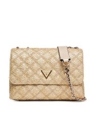 Guess Torebka Giully II HWQW96 73200 Złoty. Żółte torebki klasyczne Guess, z aplikacjami, z tworzywa sztucznego, bez dodatków. Za 589.99 zł.
