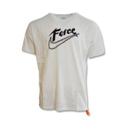 Koszulka Nike Force Swoosh M90 T-shirt. Białe bluzki Nike, m, bez wzorów, sportowe, bez kołnierzyka, bez ramiączek. Za 138.00 zł.
