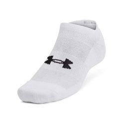 Under Armour UNISEX UA TC 3PK NO SHOW Skarpety uniseks. Białe skarpety Under Armour, bez wzorów, z materiału. Za 54.99 zł.
