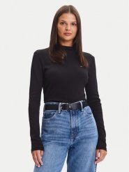 Tommy Hilfiger Sweter Cody WW0WW47307 Czarny Slim Fit. Czarne swetry TOMMY HILFIGER, xxs, bez wzorów, z bawełny, bez ramiączek. Za 259.99 zł.