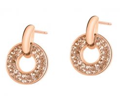 Kolczyki ze stali szlachetnej z kryształami - koło. Kolczyki Artelioni, ze stali. Za 119.00 zł.