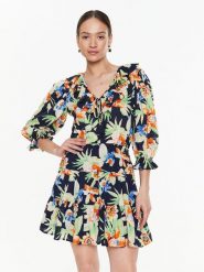 Lauren Ralph Lauren Sukienka codzienna 250889366001 Kolorowy Regular Fit. Sukienki Lauren Ralph Lauren, na co dzień, bez wzorów, z bawełny, bez kołnierzyka, bez ramiączek, proste. Za 649.99 zł.