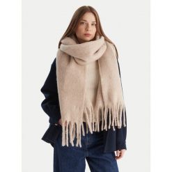 Szalik Calvin Klein. Brązowe szaliki Calvin Klein, bez wzorów. Za 429.99 zł.