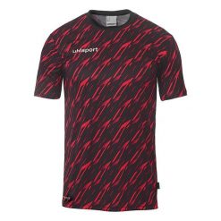 Koszulka Uhlsport Progressive 28. Czarne bluzki Uhlsport, bez wzorów, z materiału, sportowe, bez kołnierzyka, bez ramiączek. Za 166.50 zł.
