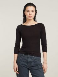 G-Star Koszulka w kolorze czarnym rozmiar: S. Czarne bluzki G-Star, s, bez wzorów, z lyocellu, retro, bez kołnierzyka, bez ramiączek. Za 108.74 zł.