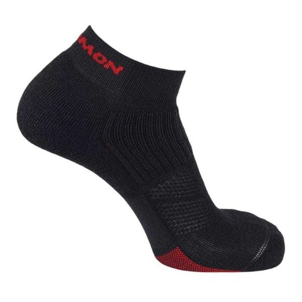 Skarpety Za Kostkę Dla Dorosłych Unisex X Ultra. Czarne skarpety Salomon, bez wzorów, z materiału. Za 52.99 zł.
