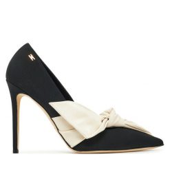 Szpilki Elisabetta Franchi. Czarne szpilki Elisabetta Franchi, bez wzorów, bez obcasa, na szpilce, bez zapięcia. Za 1,299.00 zł.