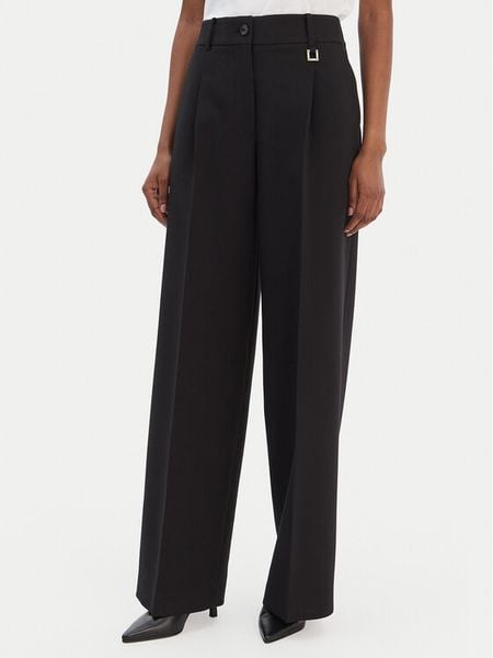 JOOP! Spodnie materiałowe Paris2 30100442 Czarny Regular Fit. Czarne spodnie materiałowe Joop!, bez wzorów, z materiału. Za 520.99 zł.