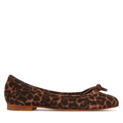Baleriny Balagan. Brązowe baleriny BALAGAN, bez wzorów, bez obcasa. Za 429.99 zł.