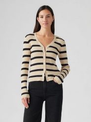 Levi's Kardigan w kolorze kremowo-czarnym rozmiar: L. Brązowe kardigany Levi's®, l, bez wzorów, ze splotem. Za 140.53 zł.