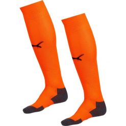 Getry piłkarskie Puma Team Liga Socks Core. Brązowe legginsy sportowe Puma, bez wzorów, do piłki nożnej. Za 34.90 zł.