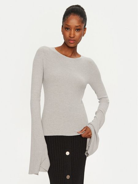 Kontatto Sweter 3M0116N AI253M01 Szary Slim Fit. Szare swetry Kontatto, m, bez wzorów, z syntetyku, bez ramiączek. Za 239.99 zł.