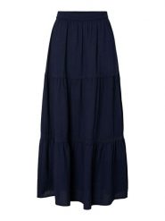 Pieces Spódnica w kolorze granatowym rozmiar: XL. Niebieskie spódnice Pieces, na co dzień, xl, bez wzorów, z bawełny, maxi, proste. Za 109.95 zł.