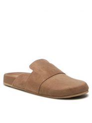Jenny Fairy Klapki LS5750-02A Beżowy. Brązowe klapki Jenny Fairy, bez wzorów, z materiału, bez obcasa. Za 149.99 zł.
