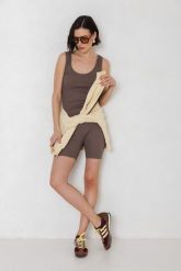TOP PAM KAKAO S - Flawless. Topy Flawless, s, bez wzorów, z bawełny, bez kołnierzyka, bez ramiączek. Za 169.00 zł.