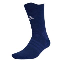Skarpety Tennis Crew Socks Cushioned, 1 Para W Opakowaniu. Białe skarpety Adidas, bez wzorów. Za 79.95 zł.