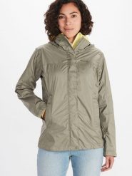 Marmot Kurtka funkcyjna "PreCip Eco" w kolorze khaki rozmiar: L. Brązowe kurtki sportowe Marmot, l, bez wzorów, z materiału, bez kaptura, outdoorowe. Za 269.18 zł.