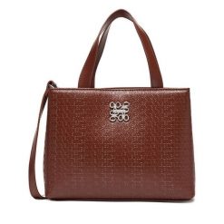 Torebka Nine West. Brązowe torebki klasyczne Nine West, bez wzorów, bez dodatków. Za 219.99 zł.