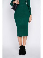 William de Faye Spódnica w kolorze ciemnozielonym rozmiar: 34. Zielone spódnice William de Faye, bez wzorów, z kaszmiru, klasyczne, midi. Za 113.99 zł.