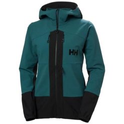 Damska wodoodporna kurtka z kapturem Helly Hansen Odin Bc Softshell. Zielone kurtki sportowe Helly Hansen, bez wzorów, z softshellu, z kapturem. Za 1,362.00 zł.