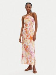 Seafolly Sukienka letnia La Mer 55423-DR Kolorowy Regular Fit. Sukienki Seafolly, na lato, l, bez wzorów, z wiskozy, bez kołnierzyka, bez ramiączek. Za 399.99 zł.