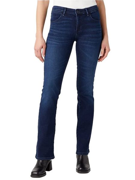 Wrangler Dżinsy - Boot fit - w kolorze granatowym rozmiar: W30/L30. Niebieskie jeansy Wrangler, l, z aplikacjami. Za 169.95 zł.