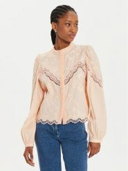 TWINSET Koszula 241TT2081 Pomarańczowy Regular Fit. Brązowe koszule Twinset, bez wzorów, z bawełny, bez kołnierzyka, bez ramiączek. Za 469.99 zł.