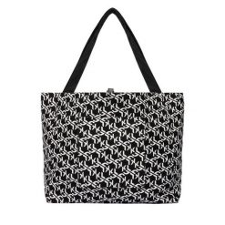 Torebka Karl Lagerfeld Jeans. Czarne shopper Karl Lagerfeld Jeans, bez wzorów, z jeansu, bez dodatków. Za 339.99 zł.