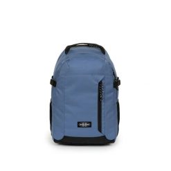 Średni plecak z etui na laptopa Eastpak. Niebieskie torby na laptopa Eastpak, bez wzorów, z materiału. Za 386.00 zł.