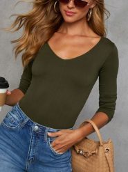 LA Angels Koszulka w kolorze khaki rozmiar: XL. Brązowe bluzki LA Angels, xl, bez wzorów, bez kołnierzyka, bez ramiączek. Za 114.17 zł.