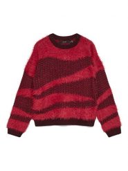 Vero Moda Sweter w kolorze czerwono-bordowym rozmiar: XL. Czerwone swetry Vero Moda, xl, bez wzorów, bez ramiączek. Za 135.49 zł.