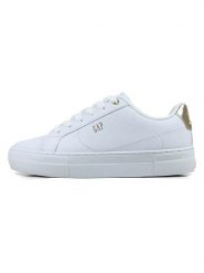 GAP Sneakersy "Portland" w kolorze białym rozmiar: 37. Białe trampki GAP, bez wzorów, bez zapięcia. Za 122.96 zł.