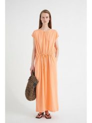 InWear Sukienka w kolorze pomarańczowym rozmiar: 38. Pomarańczowe sukienki InWear, na co dzień, bez wzorów, bez kołnierzyka, bez ramiączek, maxi, proste. Za 210.95 zł.