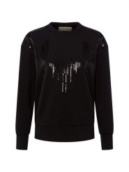 MOS MOSH Bluza - MMNeve Kobiety Sztuczne włókno czarny, S. Czarne bluzy Mos Mosh, s, bez wzorów, z wiskozy, bez kaptura. Za 329.95 zł.