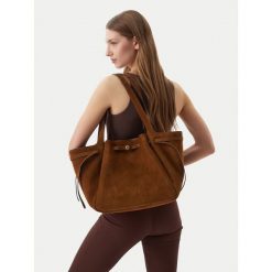 Torebka Tory Burch. Brązowe torebki klasyczne Tory Burch, bez wzorów, bez dodatków. Za 3,069.00 zł.