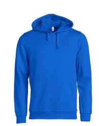 Clique Basic Hoody blu królewski, bluza z kapturem unisex – royal blue. Niebieskie bluzy CLIQUE, uniwersalny, bez wzorów, z bawełny, z kapturem. Za 173.55 zł.