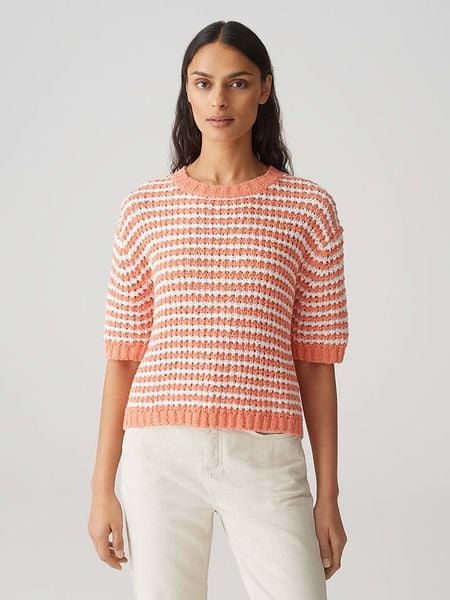 OPUS Sweter w kolorze pomarańczowym rozmiar: 36. Pomarańczowe swetry Opus, bez wzorów, bez ramiączek. Za 148.33 zł.