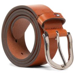 Pasek Damski Tommy Hilfiger. Brązowe paski TOMMY HILFIGER, bez wzorów. Za 165.99 zł.