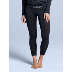 Legginsy termiczne - Damskie - Wełna merynosowa - Czarne. Czarne bielizna sportowa POEDERBAAS, xs, bez wzorów, z wełny. Za 264.52 zł.