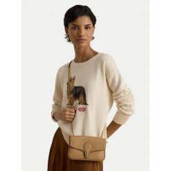 Torebka LAUREN RALPH LAUREN. Brązowe torebki klasyczne Lauren Ralph Lauren, bez wzorów, bez dodatków. Za 1,199.00 zł.