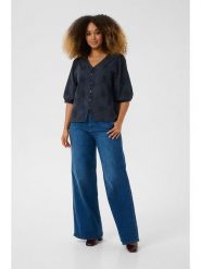 Cream Bluzka w kolorze granatowym rozmiar: 38. Niebieskie bluzki Cream, bez wzorów, bez kołnierzyka, bez ramiączek. Za 110.04 zł.