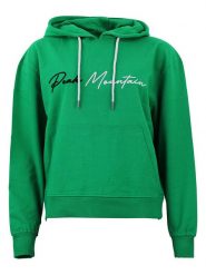Peak Mountain Bluza "Alauren" w kolorze zielonym rozmiar: XL. Zielone bluzy Peak Mountain, xl, bez wzorów, z bawełny, z kapturem. Za 114.44 zł.